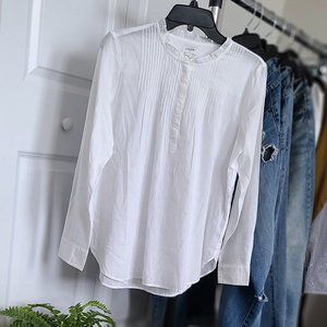 Jcrew White long sleeve shrit New no tag